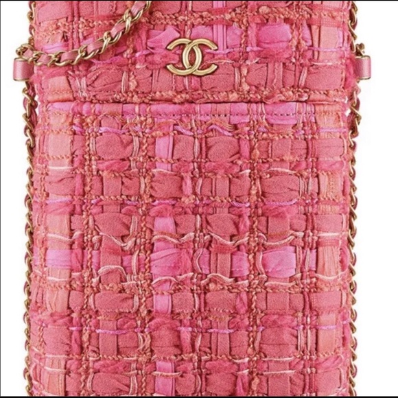 Authentic Chanel Tweed Chain Shoulder Bag - Picture 2 of 5